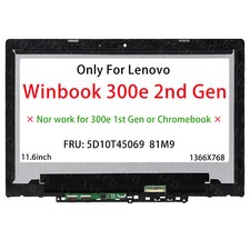 New LCD Touch Screen Assembly For Lenovo Winbook 300E 2nd Gen 81M9 5D10T45069 HD picture