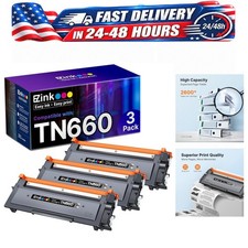 E-Z Ink TN660 Toner Cartridge Compatible for Brother TN660 TN630, 3 Black picture