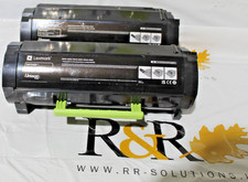 Set of 2 USED Lexmark 50F1U0E Cartridges picture