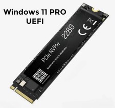1TB PCle NVME SSD 2280 with Windows 11 PRO UEFI  Single Notch picture