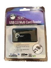 SIIG All-in-one USB 2.0 Multi-Slot Card Reader/Writer Apple Mac PC JU-MR0C12-S1 picture