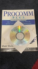 Vintage Procomm Plus 4.7 CD-ROM & User Guide - MINT Flawless Disc picture