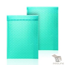 25 #0 Teal Blue Poly Bubble Padded Envelopes Self-Sealing Mailers 6X10 picture