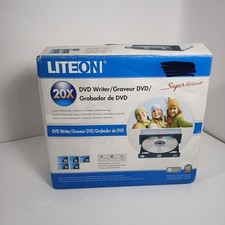 LITEON 20X DVD Writer Super All Write DVDRW W/Bezel Set NO Software CD picture