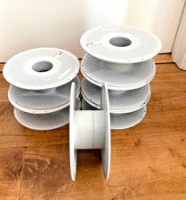 Lot of 6, Bambu Lab Empty Filament Spools Reusable, 3D Printing White picture