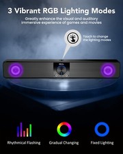  ELEGIANT USB Powered Mini Soundbar Wired Computer Speaker  picture