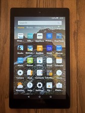 Amazon Fire Series Fire HD 8 (7th Gen) 8in Wi-Fi Tablet 16GB Black Factory Reset picture