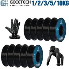Geeetech 1/2/3/5/10KG Black PETG 3D Printer Filament 1.75mm 1KG/Roll Bulk Lot US picture