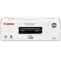 Canon Genuine 126 Black Toner Cartridge Compatible with LBP6200d, picture