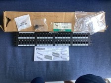 DP485E88TGY DP5e Panduit Flat Cat 5e Punchdown Patch Panel 48 Ports, 2RU, Black picture