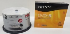 (54) Sony DVD-R 120 Minute 10 Pack 4.7GB 1X-16X Blank Discs Media PLUS 44 MORE  picture