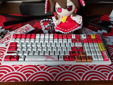 129KEYS Touhou project Hakurei Reimu Mechanical keyboard keycaps For Cherry MX picture