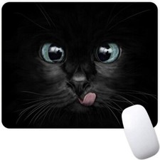 Cat Face Designs Extra Large Gaming Mouse Pad Keyboard Mat Desk Pad Playmat picture