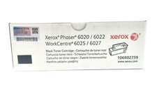 Genuine Xerox Phaser 6020/6022 WorkCentre 6025 Black Toner Cartridge 106R02759 picture