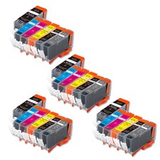 24 PK Premium Ink Set + Gray for Canon Series PGI-225 CLI-226 MG6120 MG6220 8120 picture