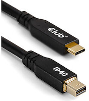 CAC-1561 Club 3D USB TYPE-C TO MINIDISPLAYPORT DP40 BIDIRECTIONAL VESA CERTI ~D~ picture