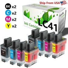 8PK LC41 LC-41 Ink Cartridge for DCP-110C MFC-3340CN MFC-210C picture
