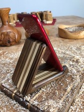 Tablet stand EXCLUSIVELuxury wooden phone stand,LIMITED editionHandcrafted picture