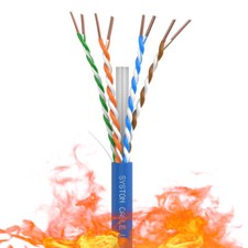 Syston Cat 6A+ Bulk Ethernet Cable 700 MHz 23 AWG 4 pr UTP CMP Solid Copper Wire picture