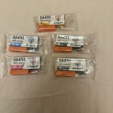 5 Kingjet Compatible for 564XL Ink Cartridges for HP Printers Replacement New picture