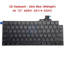 NEW US Dark Blue Keyboard MacBook Air 15