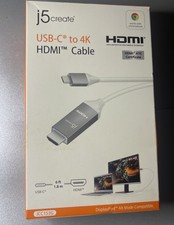 J5create JCC153G USB-C to 4K HDMI Cable 6Ft/1.8m (90173) picture