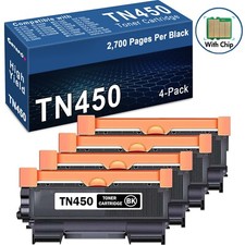 4PK TN450 Toner Cartridge for Brother HL-2270DW HL-2275DW HL2280DW TN420 picture