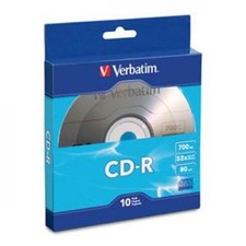 Open Box: Disc CD-R 80 min Branded 700MB 52X 10/PK Retail Bulk Box TAA picture