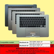 Top Case Keyboard Palm Rest For MacBook Air 15