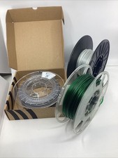 Used 2.85mm Filament Taulman3D Nylon Bridge / eSun PETG Green / BCN3D PLA Silver picture