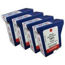 4PK 797-M Red Ink Cartridge Pitney Bowes MailStation K7M0 K7M0 mail picture