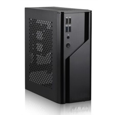 Mini ITX HTPC Desktop Case 5V ARGB Front Panel 4 USB Ports Supports 1U Power Sup picture