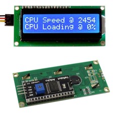 IIC/I2C/TWI/SP​​I Interface Blue 1602 16X2 LCD Module Display Gc picture