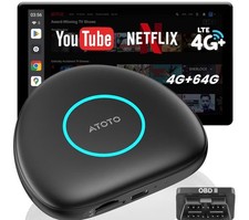 Wireless CarPlay Adapter, Magic AI Box with 4G LTE | GPS | Full Android OS | OBD picture