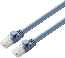 ELECOM CAT6A LAN Cable, 1.5m, with Anti-Break Connector, Standard Blue, LD- picture
