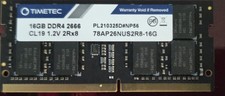 TIMETEC 16GB DDR4 2666 CL19 1.2V 2RX8 260 Pins Laptop Memory RAM picture