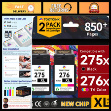 High-Capacity Ink Cartridges 275XL 276XL Replacement for Canon - 2 Pack picture