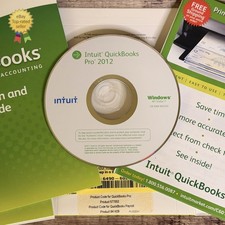 Intuit Quickbooks 2012 Desktop Pro Windows Accounting -NO SUBSCRIPTI0N- TESTED picture
