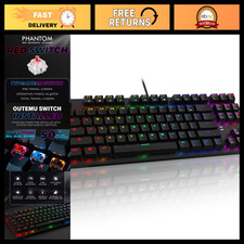 RGB Mechanical Gaming Keyboard 87 Keys, Outemu Red Switch, 16.8M Colors, N-Key R picture