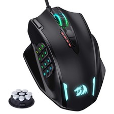 Redragon M908 Impact RGB LED MMO Gaming Mouse w/ 12 Side Buttons, 12400 DPI picture