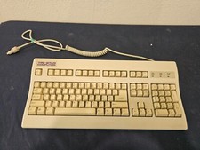 VINTAGE KEYTRONIC E03601ELPS2-C Mechanical PS/2 Keyboard - READ picture