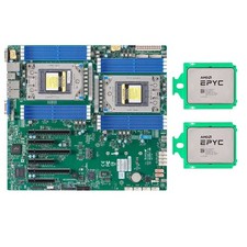 Supermicro H12DSi-N6 Server Motherboard With 2x AMD EPYC 7282 16Cores 2.8GHz CPU picture