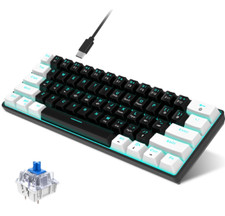 HXSJ V900 RGB Mechanical Keyboard 61-key Gaming Keyboard Blue Switches Durable picture
