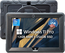 Fusion5 Built in USA 10.1” Windows 11 Professional Rugged Tablet PC - 12GB RAM, picture