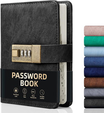 Password Book with Lock, Password Book with Alphabetical Tabs 600+ Password S... picture