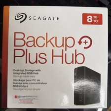 Seagate Backup Plus Hub 8 TB External Hard Drive - Black - External Storage picture