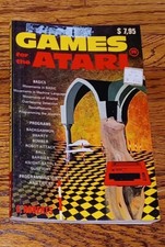 1982 book GAMES FOR THE ATARI Computer 400 800 basic Programs S ROBERTS vtg OLD picture