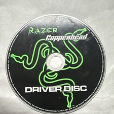 RAZER Copperhead Computer Mouse Driver Disc CD-ROM 2005 vtg pc com disk picture
