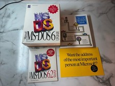 Vintage Microsoft MS-DOS 6.0 Upgrade Operating System 3.5