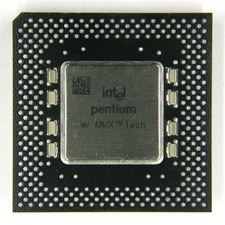 Intel Pentium 166 MMX CPU FV80503166 SL27H, SL27K, SL239, SY037, SY059 picture